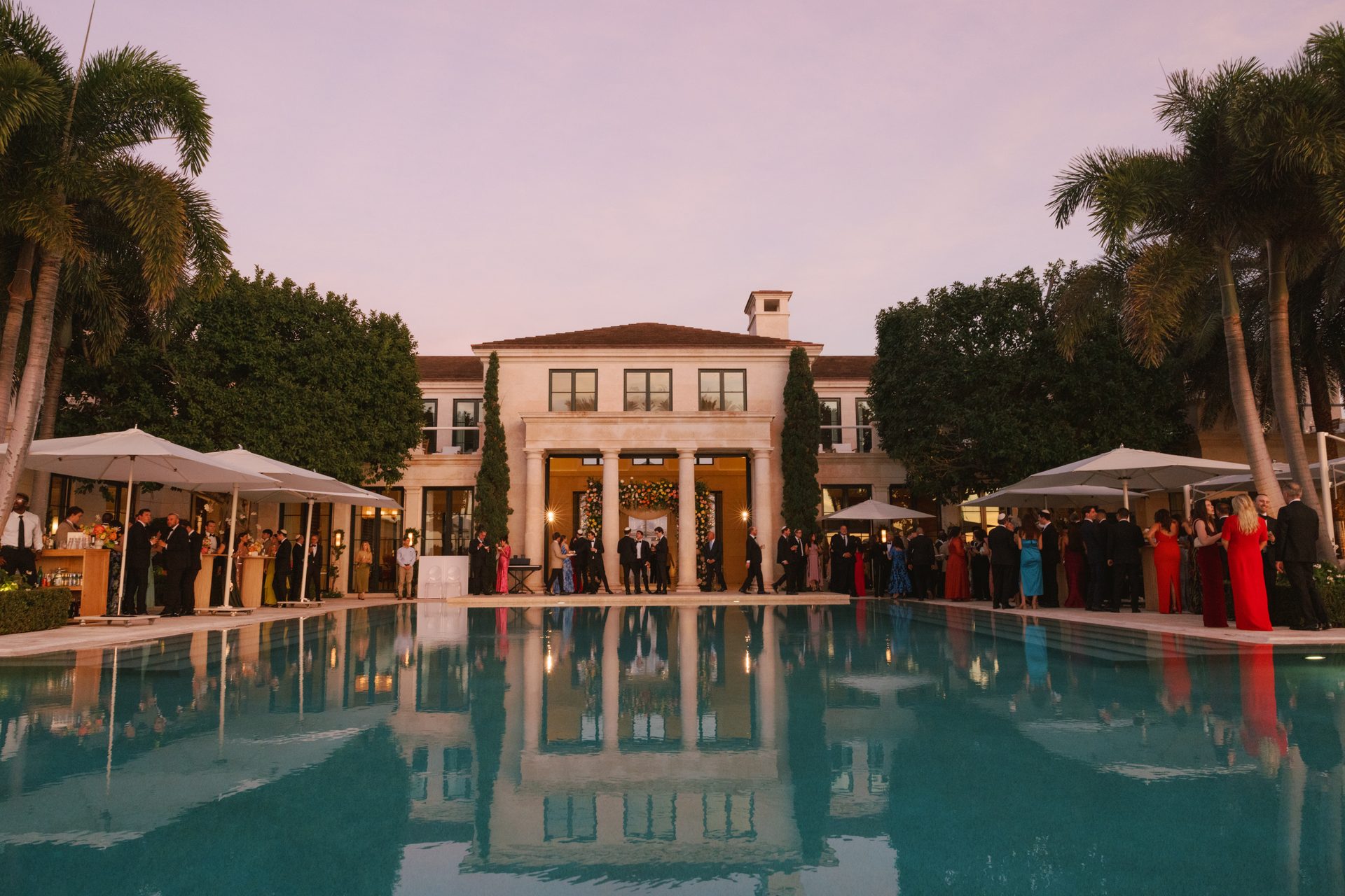 Palm Beach "At Home" Wedding